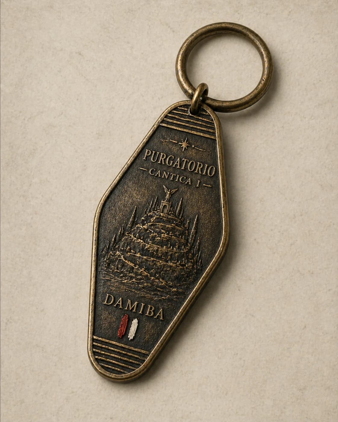 Cantica I Purgatorio key tag