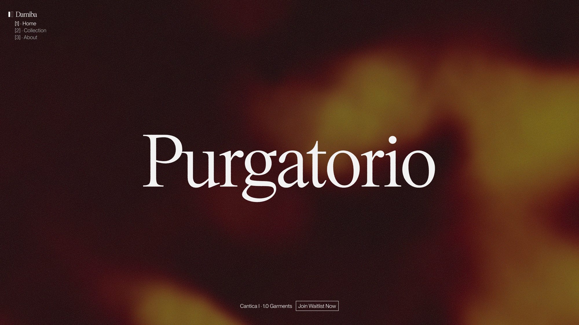 Cantica I, Purgatorio. The first canticle of the DAMIBA house.