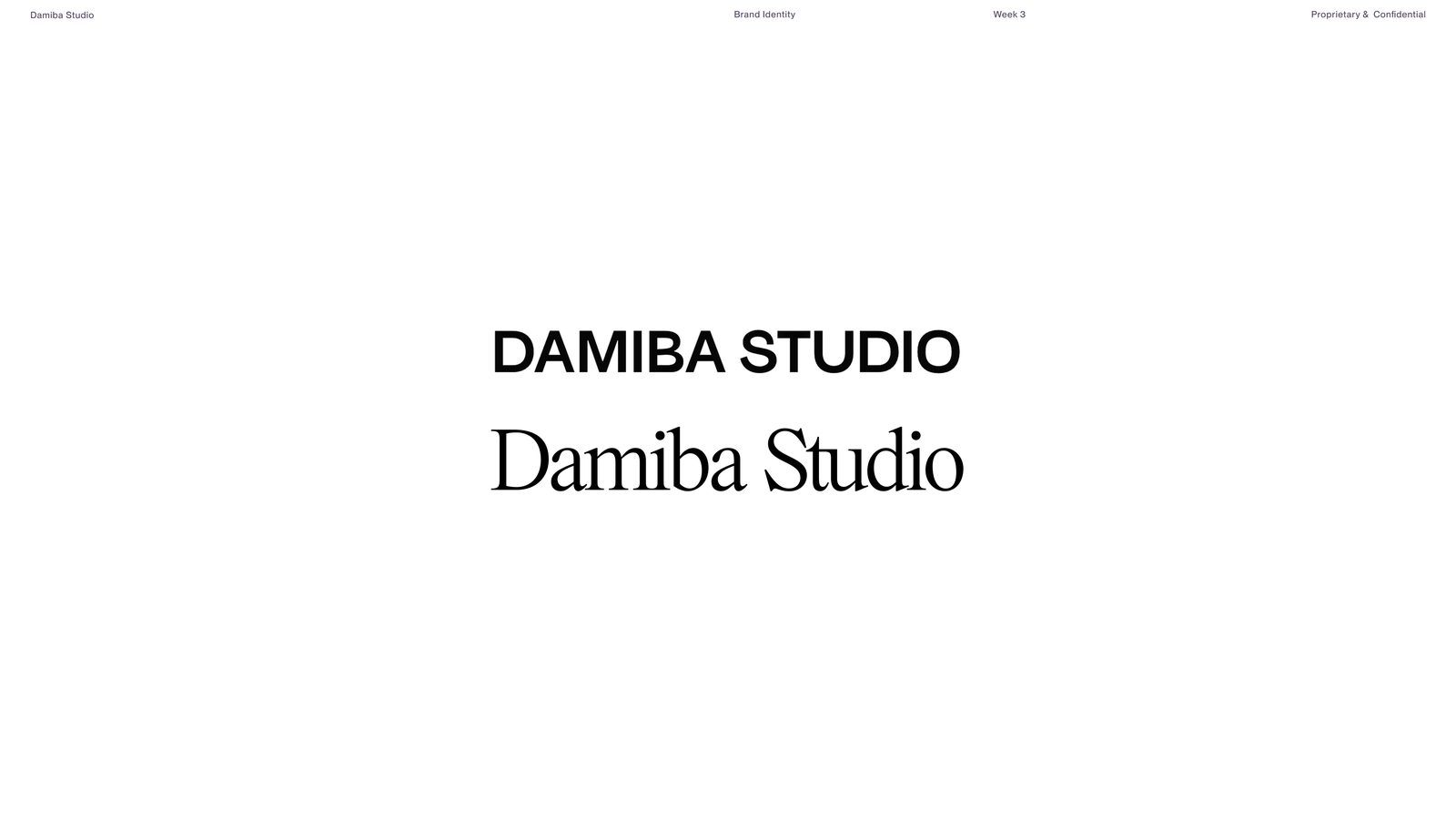 Damiba Studio lockup sheet