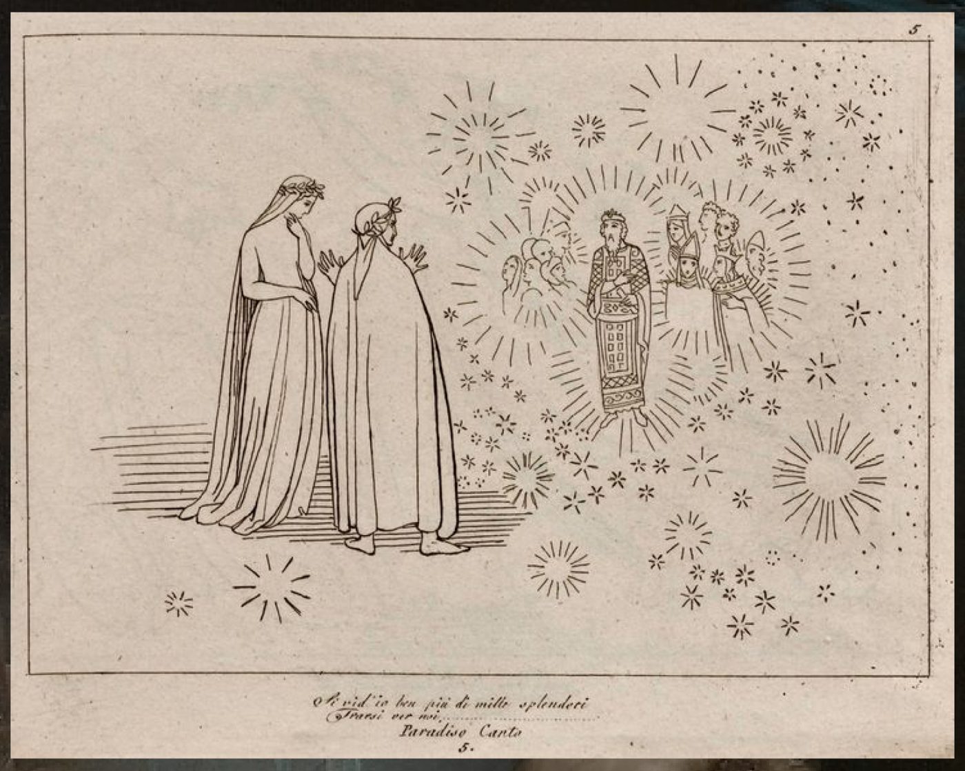 Engraving after Dante, the ascent